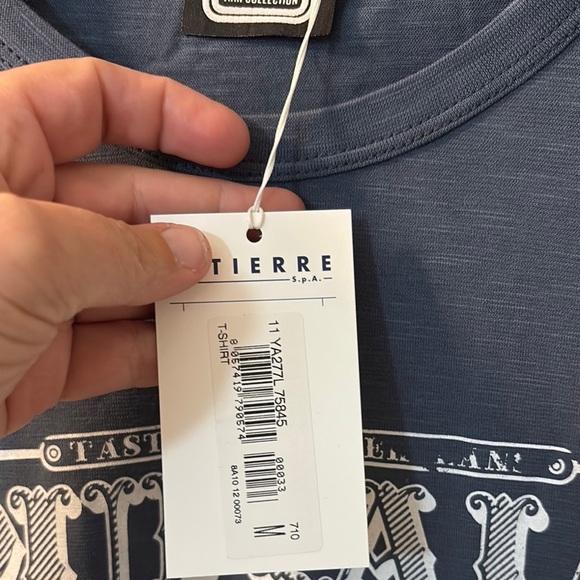 Fiorucci Gray Buffalo Best in the West long sleeve graphic shirt size medium - Picture 3 of 6